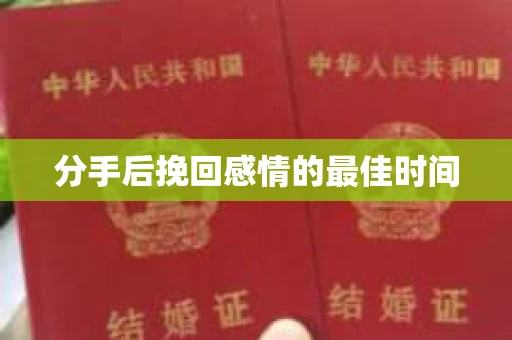 分手后挽回感情的最佳时间
