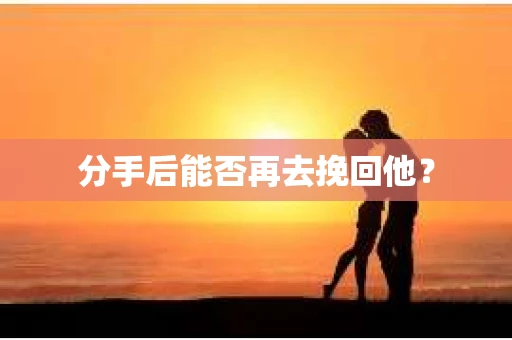分手后能否再去挽回他？