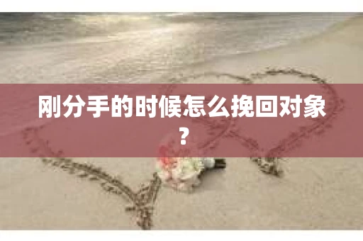 刚分手的时候怎么挽回对象? 刚分手的时候怎么挽回对象?