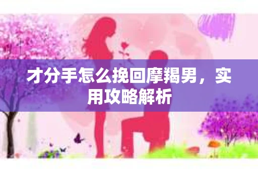 才分手怎么挽回摩羯男，实用攻略解析