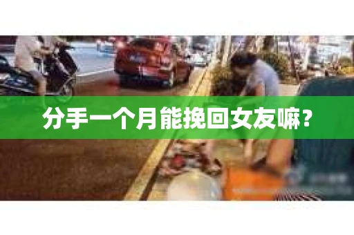 分手一个月能挽回女友嘛？
