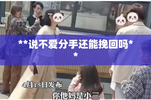 **说不爱分手还能挽回吗** **说不爱分手还能挽回吗**