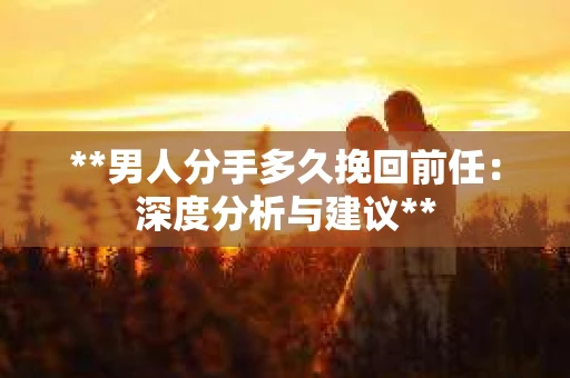 **男人分手多久挽回前任：深度分析与建议**