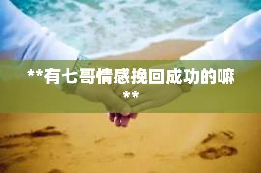 **有七哥情感挽回成功的嘛**