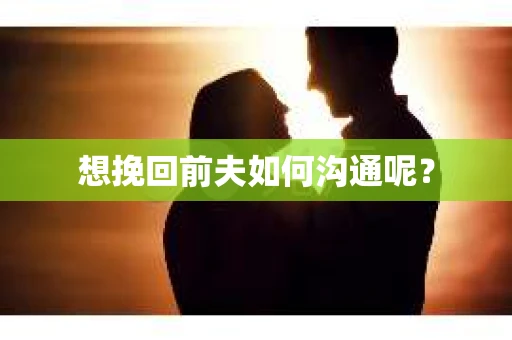 想挽回前夫如何沟通呢？