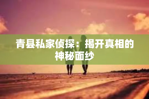 青县私家侦探：揭开真相的神秘面纱