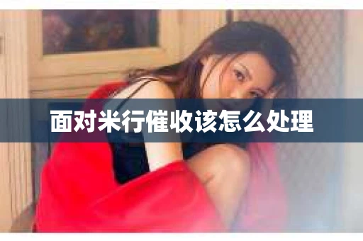面对米行催收该怎么处理