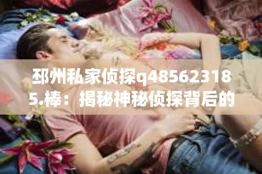 邳州私家侦探q485623185.棒：揭秘神秘侦探背后的故事