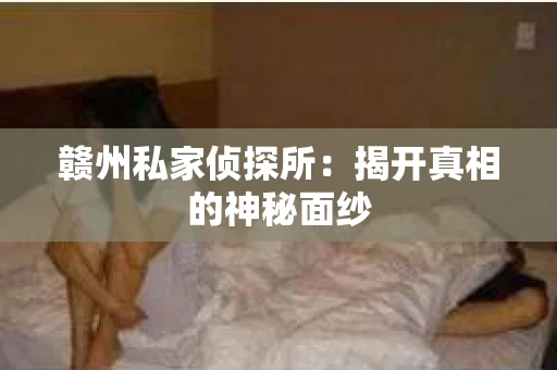 赣州私家侦探所：揭开真相的神秘面纱