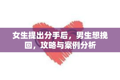 女生提出分手后，男生想挽回，攻略与案例分析